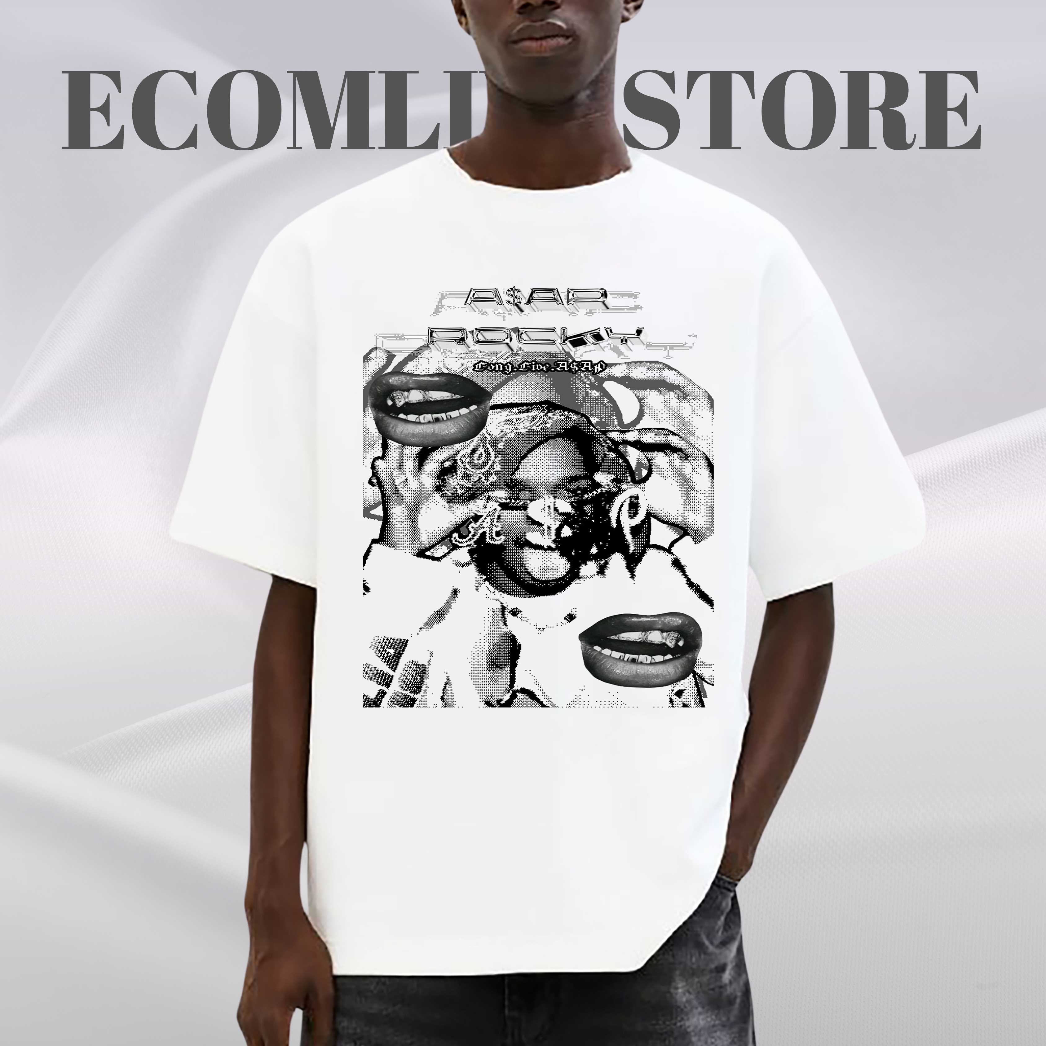 Asap Rocky Tour Tee, Vip Concert Merch Fit